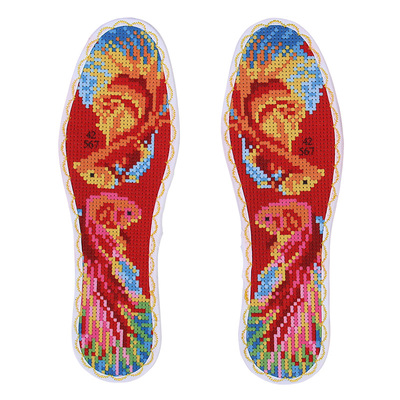 十字绣鞋垫新款本命年全棉不褪色