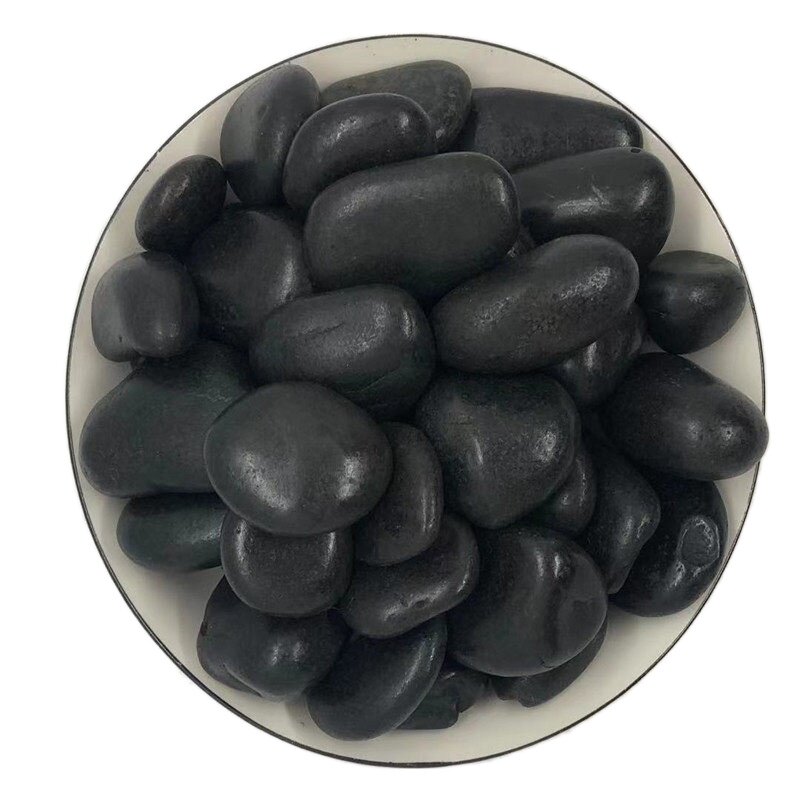 黑色鹅卵石铺路天然雨花石小石头其它园艺用品