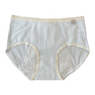 姨妈期例假专用内裤女纯棉抑菌防漏裆中腰女生胖mm大码生理三角裤