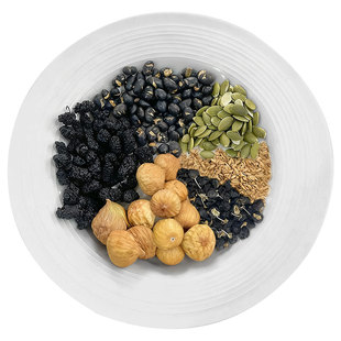 山茶与烁.天然健康养雌茶有机花茶包无花果亚麻籽黄体酮尝鲜装