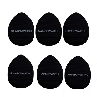 钱小姐送盒指尖mini粉扑迷你小号遮瑕气垫bb手指细节海绵粉底拖鞋