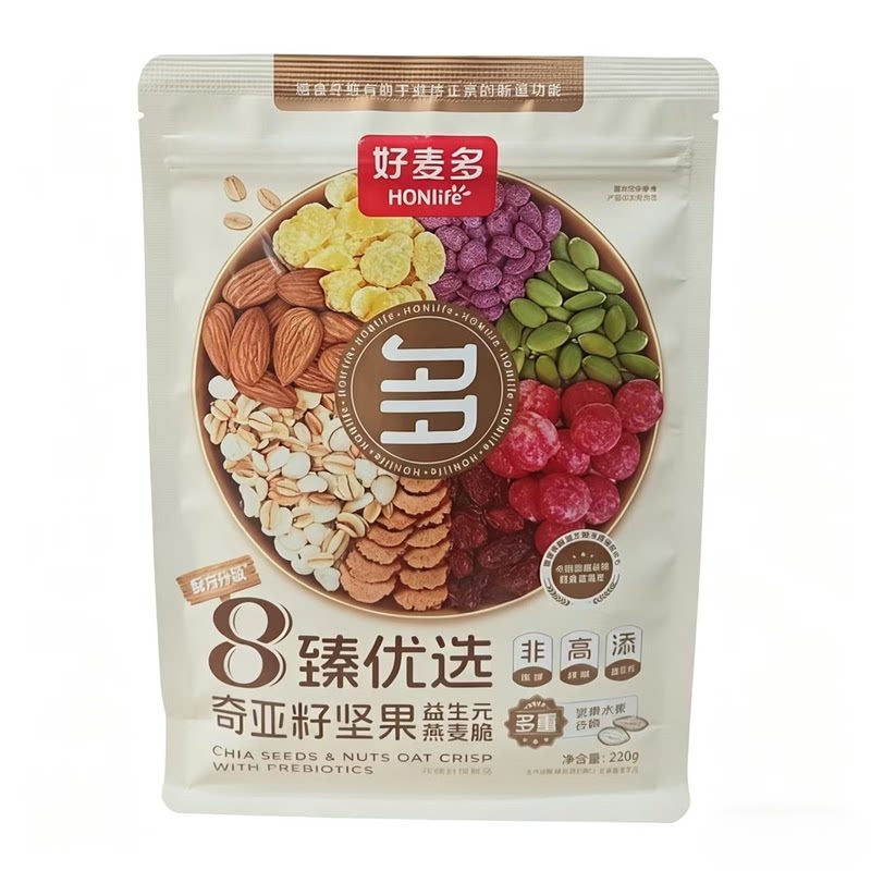 好麦多燕麦水果坚果麦脆早餐