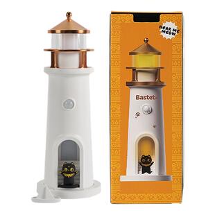 大英博物馆灯塔月球投影小夜灯儿童床头灯感应灯男孩生日礼物女孩