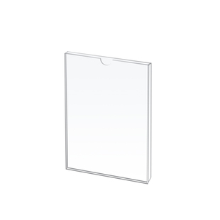 双层亚克力卡槽A4插槽a5连体展示牌有机玻璃插盒照片框UV打印定制