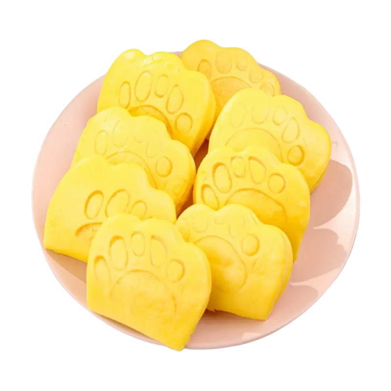 虎扒包儿童早餐半成品速食营养小学生汉堡胚夹馍饼皮加热即食馒头