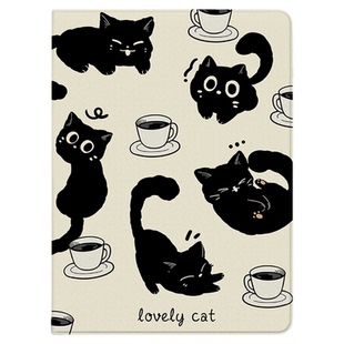 猫咪iPad保护套适用于ipad10平板壳air5/3带笔槽ipadpro新款mini6咖啡2021第九代Air6可爱2022迷你11英寸2025