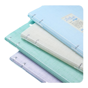 kokuyo国誉活页本不硌手B5A5木野梦境系列四孔加厚Campus纸张可拆卸笔记本同高颜值