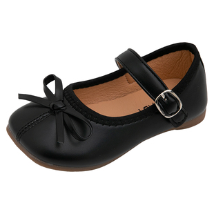 女童皮鞋2025春秋新款儿童鞋子小女孩公主鞋软底豆豆鞋宝宝鞋船鞋