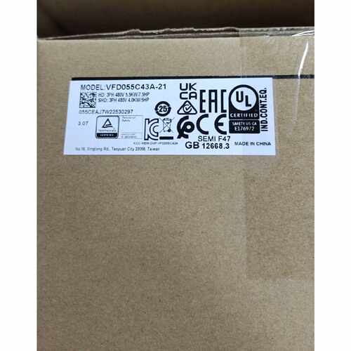 VFD055C43A-21变频器，正品，52