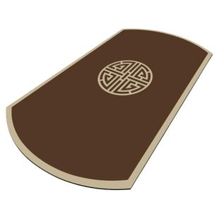 椭圆形伸缩餐桌桌垫硅胶折叠圆桌垫子防烫免洗新中式桌布防水防油