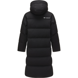 坦博尔户外泡芙羽绒服男士长款连帽运动保暖外套冬新款防风90鸭绒