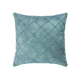 轻奢科技布抱枕立体小菱格客厅沙发抱枕简约飘窗靠枕酒店民宿靠垫