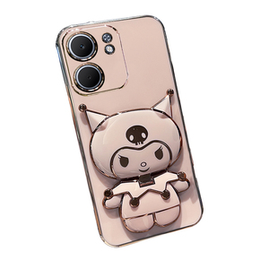 适用oppoa5x手机壳oppoa5m保护a5x软硅胶套a5m全包5g防摔PKW110卡通opa可爱oppo女款库洛米x5g带支架m5g镜子