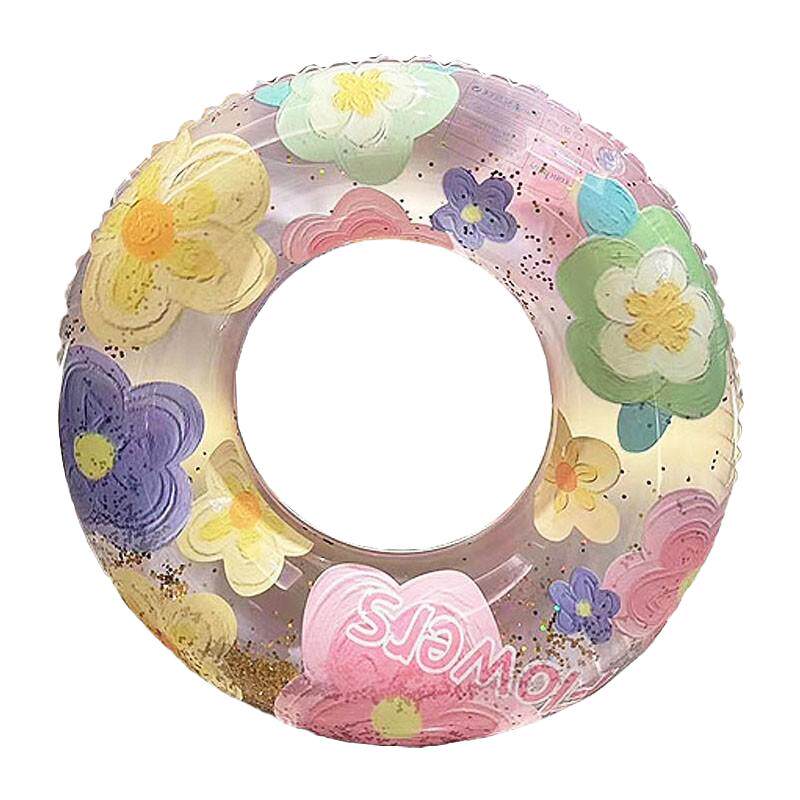 2024年新款泳圈透明花朵拍照神器
