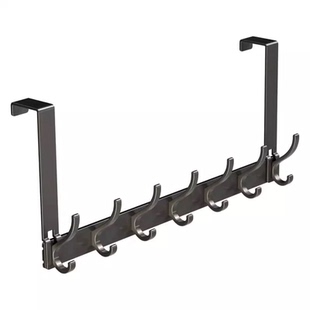 门后挂衣架挂钩加长卧室门上挂架免打孔门背式置物收纳神器衣帽钩