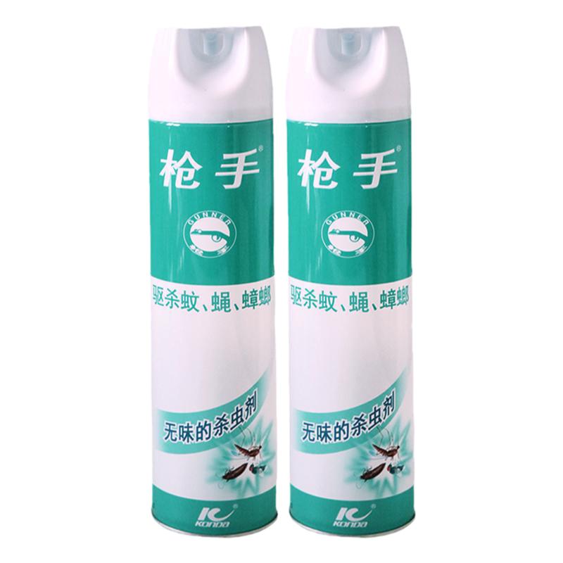 枪手无味杀虫剂600ml蟑螂药喷雾家用室内灭蚊子苍蝇蚂蚁药旗舰店