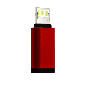 美力美一变二插头转换器/转接头适用于typec母座转苹果x安卓小米二合一双面盲插两用转接头转变micro接口ipad