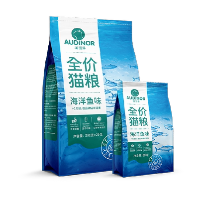 雷米高海洋鱼澳丽得猫粮500g*20