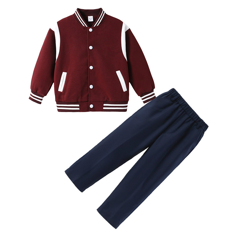 幼儿园园服班服套装春秋款小学生英伦学院风校服元旦儿童演出服装