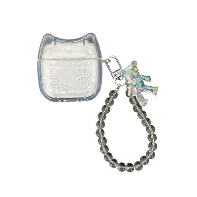 涂鸦白线条爱心airpods4保护套