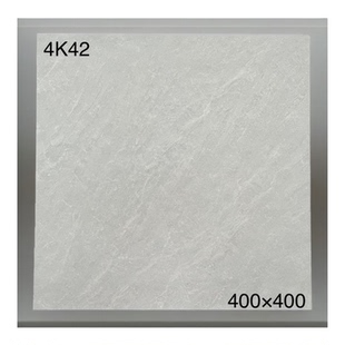 厨房卫生间灰色小地砖400x400防滑耐磨地板砖浴室仿古砖阳台瓷砖
