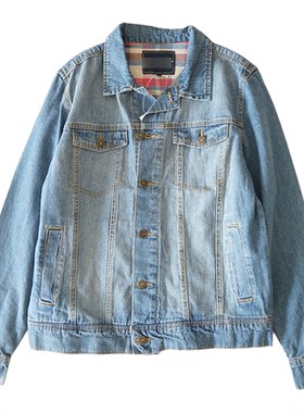 男士牛仔服外套纯棉长袖时尚夹克