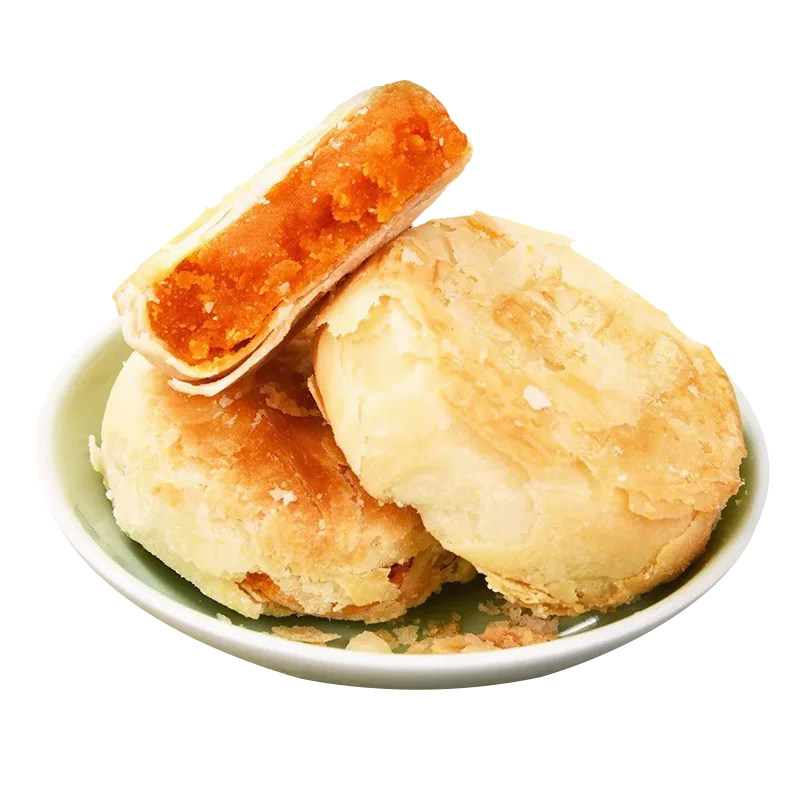 经典苏式月饼黄庄酥皮咸蛋黄月饼