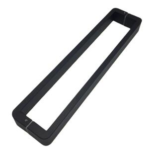 商铺玻璃门拉手淋浴房黑色不锈钢浴室推拉门木门移门把手孔距440m