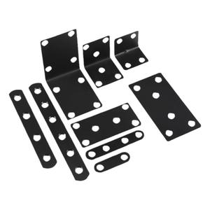 黑色角码不锈钢90度直角固定器三角铁支架连接件片五金l型层板托