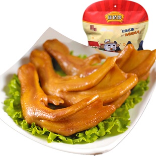 藤桥牌精品大鸭掌酱香温州风味小吃香辣鸭掌卤味零食礼包鸭爪450g