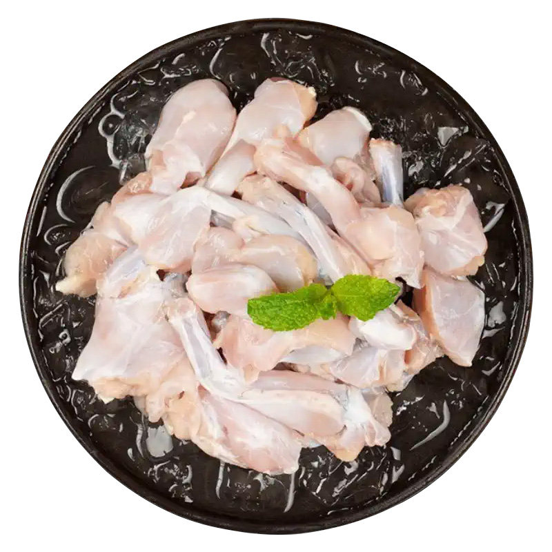何氏蹦蹦鱼免浆牛蛙块500g20包牛蛙肉切块干锅爆炒酒店半成品食材
