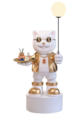 招财猫客厅摆件存钱罐开业送礼