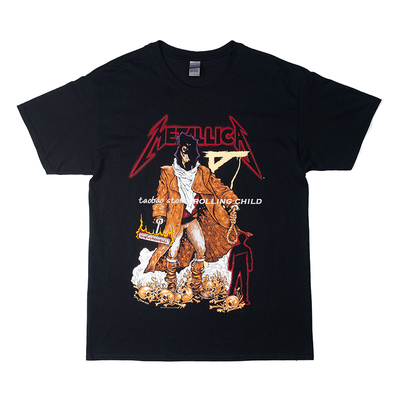 正版Metallica短袖vintage现行版