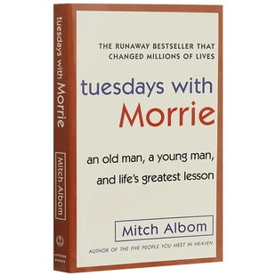 相约星期二英文原版小说 Tuesdays with Morrie 十四堂星期二的课 Mitch Albom 人生哲理课 英语进口外文书籍 可搭怦然心动flipped