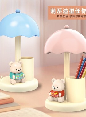 日式杂货卡通树脂小夜灯摆件学生家居家居装饰床头摆件礼品创意
