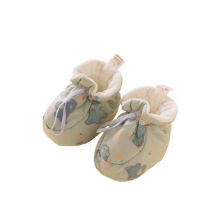 新生婴儿鞋袜软底秋冬季保暖6到12个月0初生宝宝冬天外出加绒棉鞋