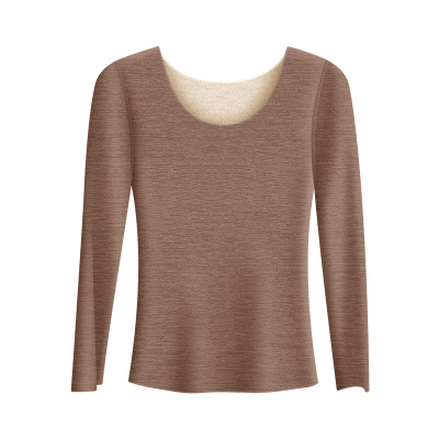 德绒保暖内衣女羊绒蚕丝