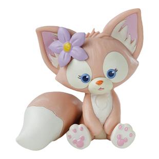 网红粉色小狐狸蛋糕装饰摆件川沙妲己女孩生日甜品台装扮插件配件