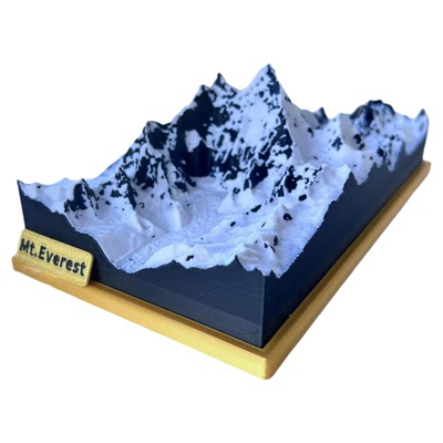 微缩珠穆朗玛峰雪山立体模型