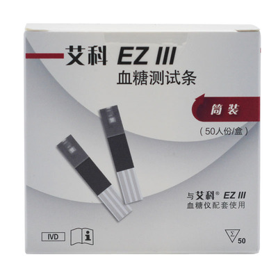 艾科血糖试纸ez350片家用
