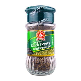 泰国进口nguan soon手标 黑胡椒碎 厨房日常调料 玻璃瓶装50G