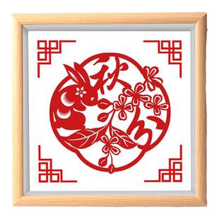 初学者剪纸窗花非遗diy成人展示传统图案底稿作品儿童手工二十四节气剪纸线稿节日中国风立春夏秋冬传统文化