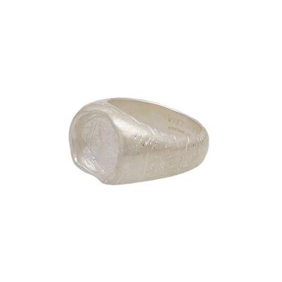 925纯银戒指个性凹陷坑洞指环