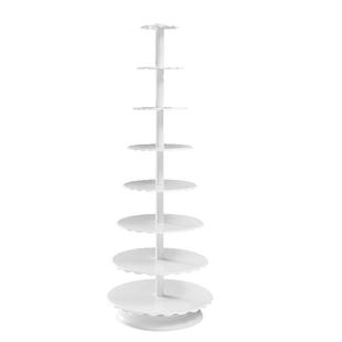 生日蛋糕架子多层婚礼祝寿三6810层单柱欧式白色加厚甜品台展示架