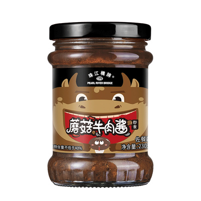 珠江桥牌香菇牛肉酱拌饭酱230g