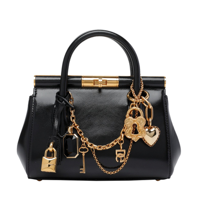 DOLCE & GABBANA 女士挂饰黑marlene 迷你包DG 26早春 意大利代购