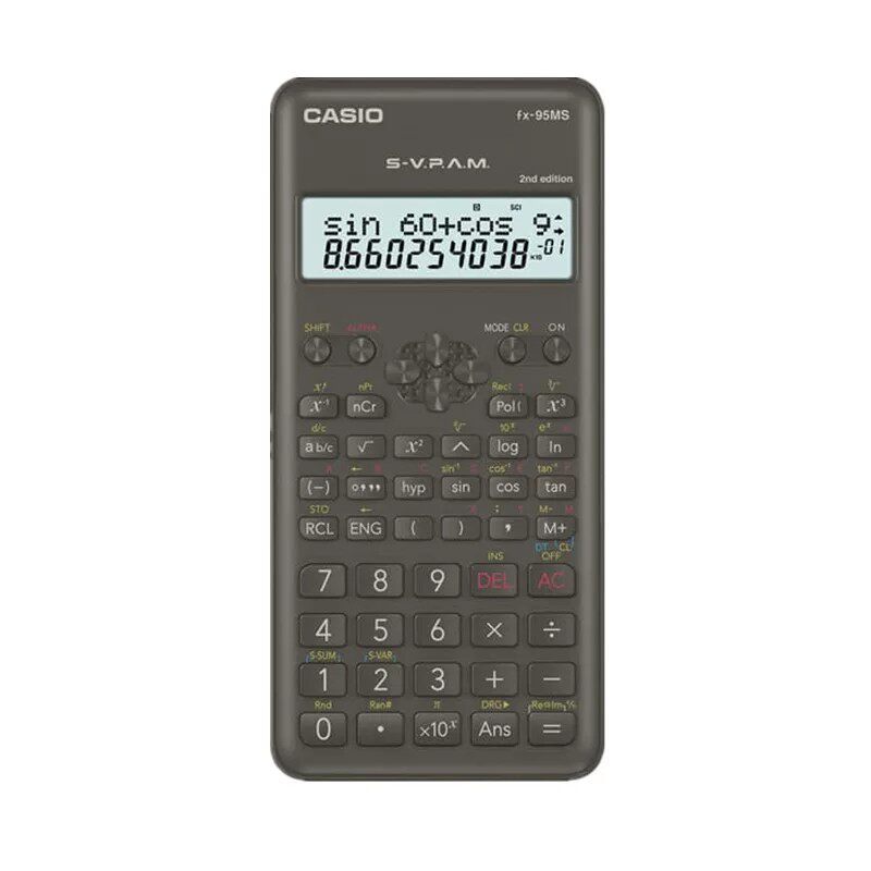 卡西欧英文版fx-95ms函数计算器