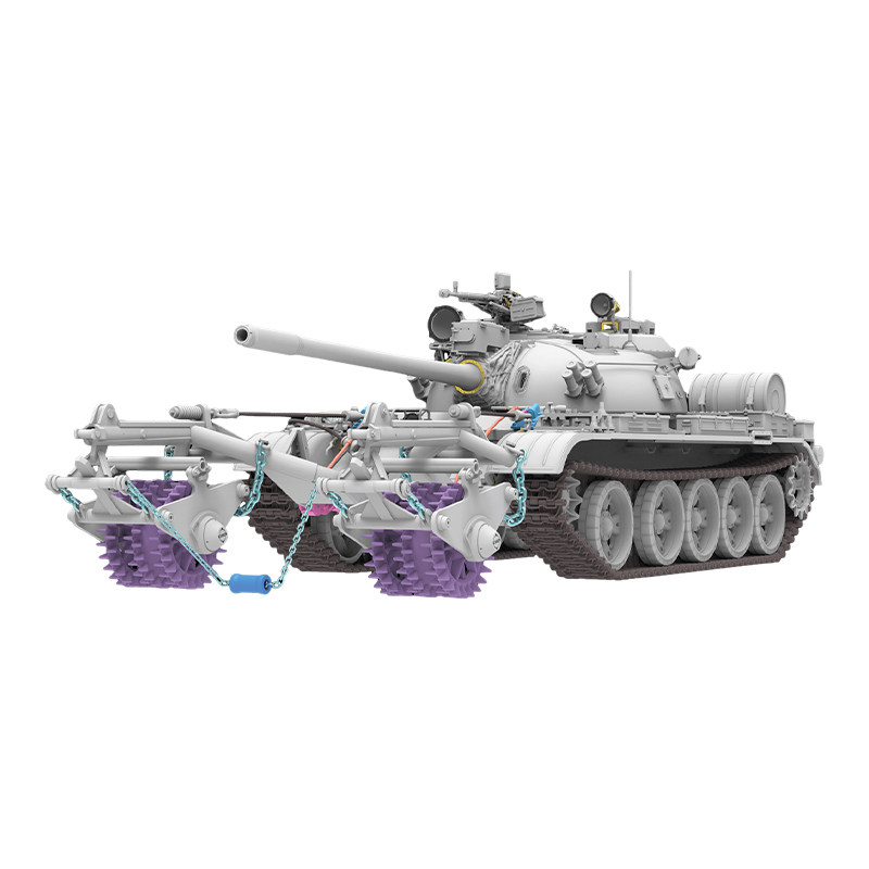 麦田拼装模型T-55A坦克1981型