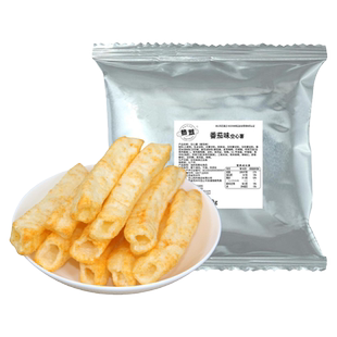 热烈空心薯条番茄味奥尔良烤翅味薯条虾片锅巴郊游影院零食168g包