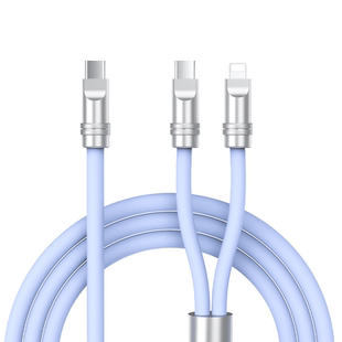 怪兽超人Typec二合一数据线双头pd100w充电线tpyec超级一拖二pd快充适用苹果华为小米iPhone15/16pro车载平板